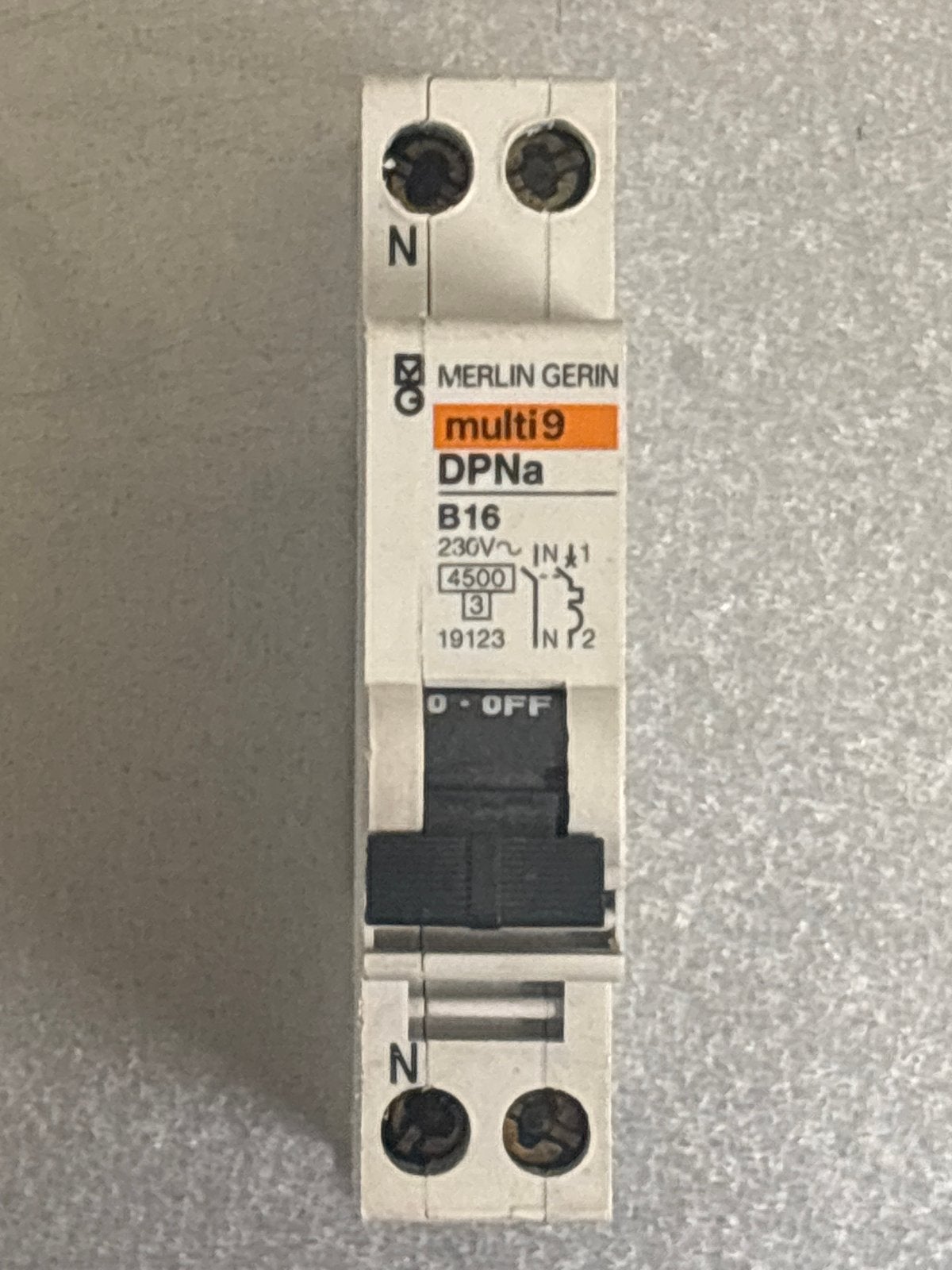 Merlin Gerin Multi9 DPNa B16 Stroomonderbreker, Ophalen of Verzenden, Gebruikt, Schakelaar