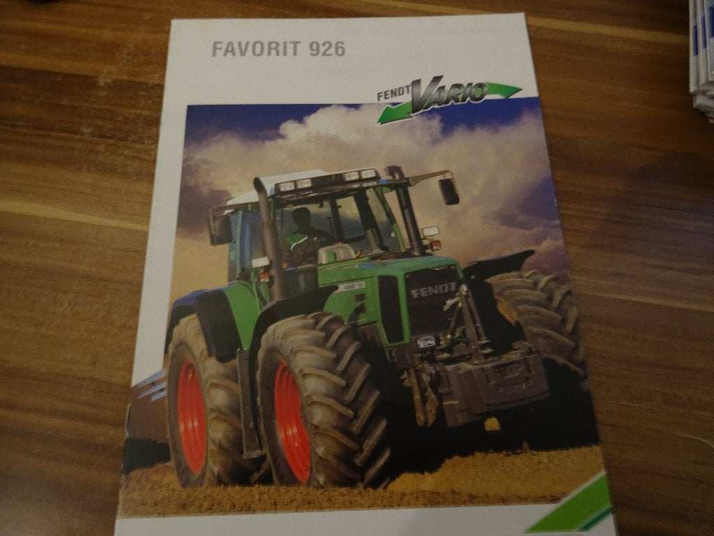 Fendt Favorit 926 V, Ophalen