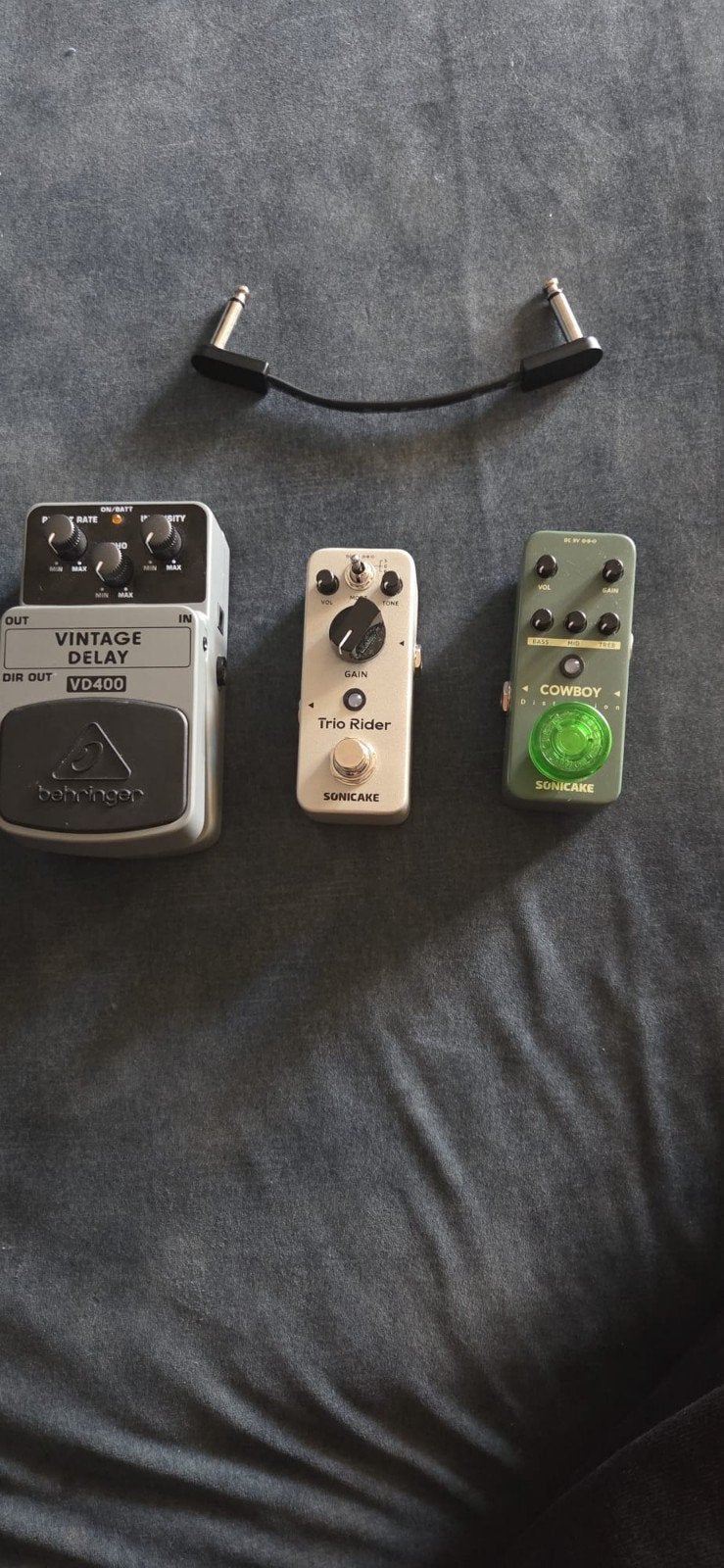 complete gitaarpedalen set sonicake & behringer, Muziek en Instrumenten, Ophalen of Verzenden, Zo goed als nieuw, Delay of Echo