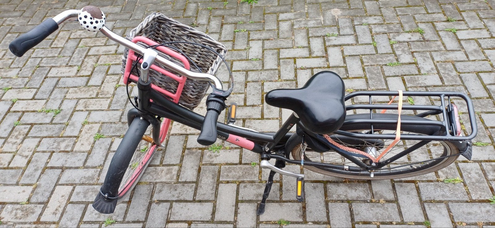 meisjes meiden fiets Batavus cnctd 26 inch zwart / roze mand, Fietsen en Brommers, Fietsen | Tandems, Ophalen, Minder dan 10 versnellingen