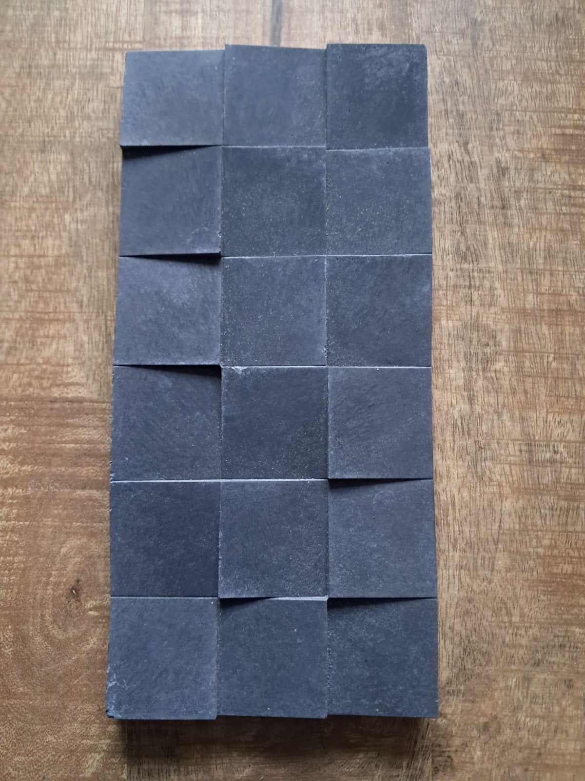 Natuursteen wandtegels - 3D effect - Donkergrijs, Ophalen, Overige materialen, Wandtegels, Nieuw