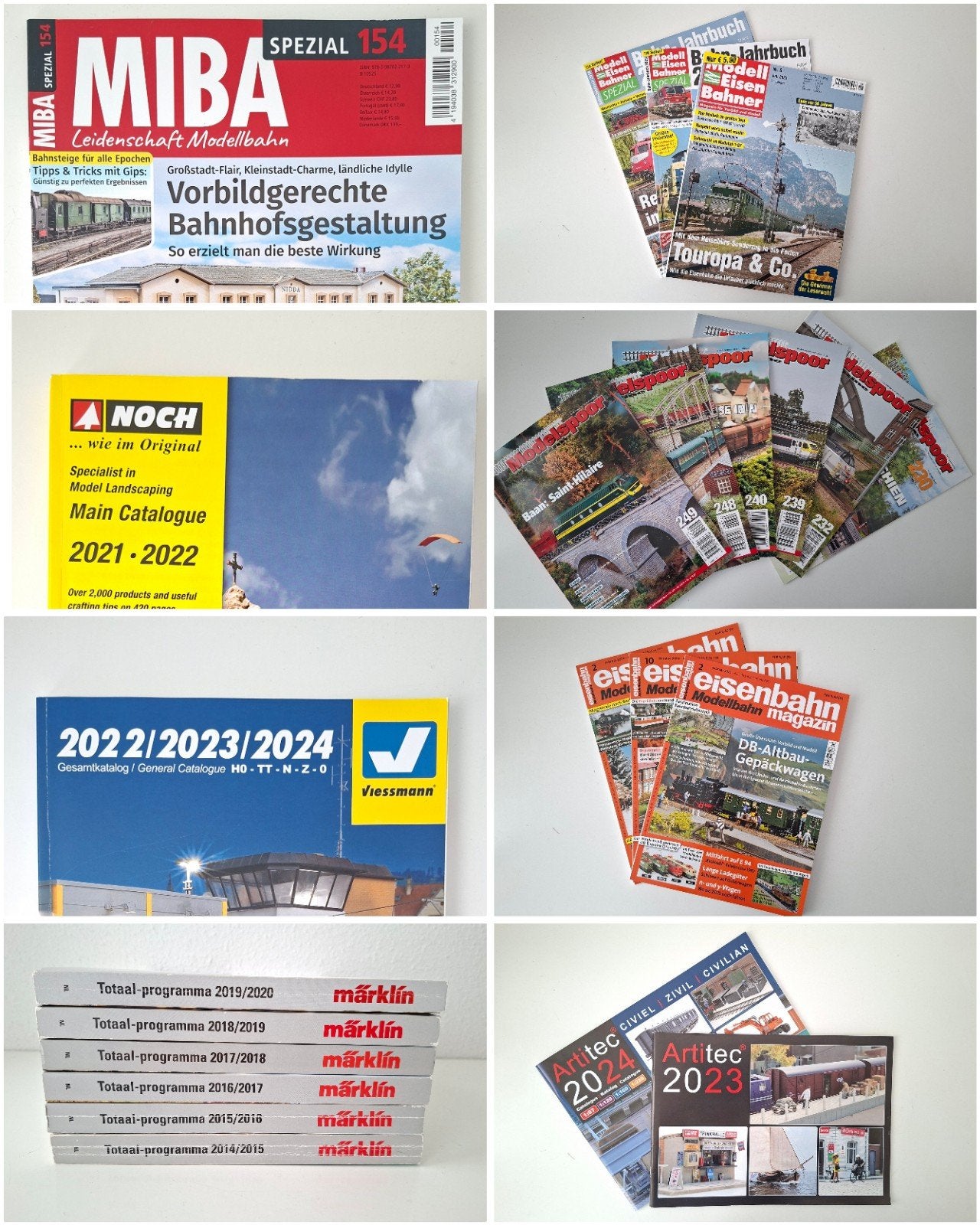 Verzameling trein modeltrein magazine tijdschrift catalogus, Ophalen of Verzenden