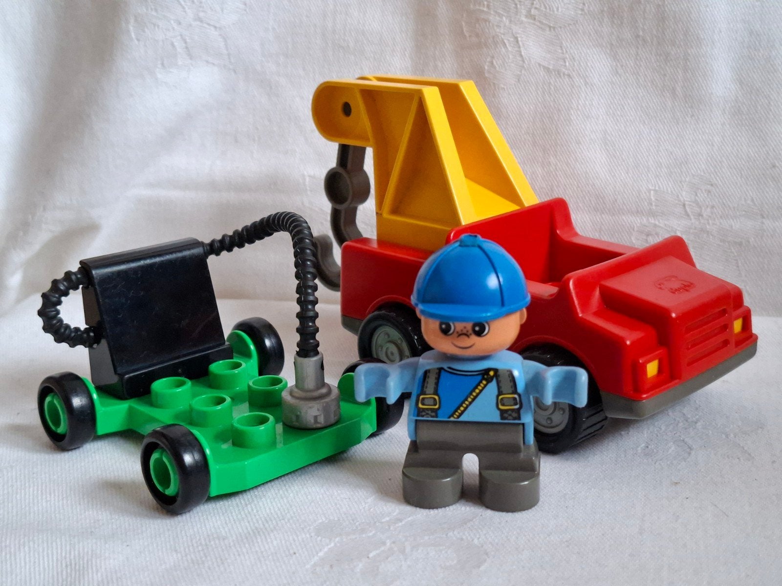 Lego Duplo Explore set 3606 Rescue Service Takelwagen, Ophalen of Verzenden, Zo goed als nieuw, Duplo, Complete set
