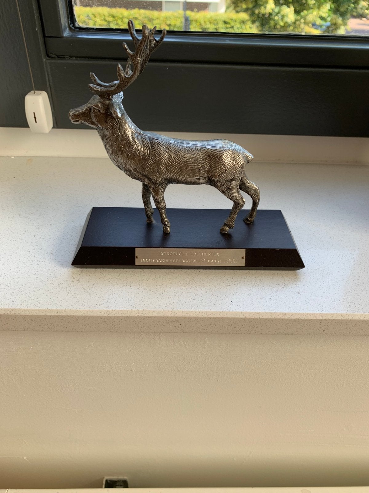 Beeld edelhert eerste uitgave Oostvaardersplassen, Ophalen of Verzenden, Zo goed als nieuw