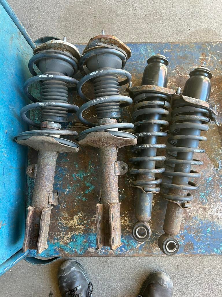 Toyota Corolla E12 Schokbrekers, Eibach verlagingsveren, Ophalen of Verzenden, Gebruikt, Toyota