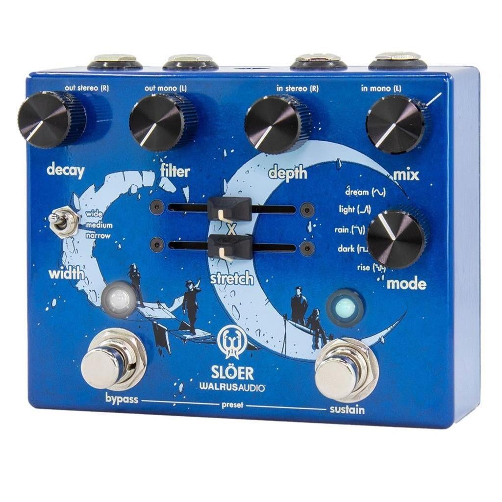 Walrus Audio Sloër Blue Stereo Ambient Reverb effectpedaal, ., Nieuw, Ophalen of Verzenden, Reverb