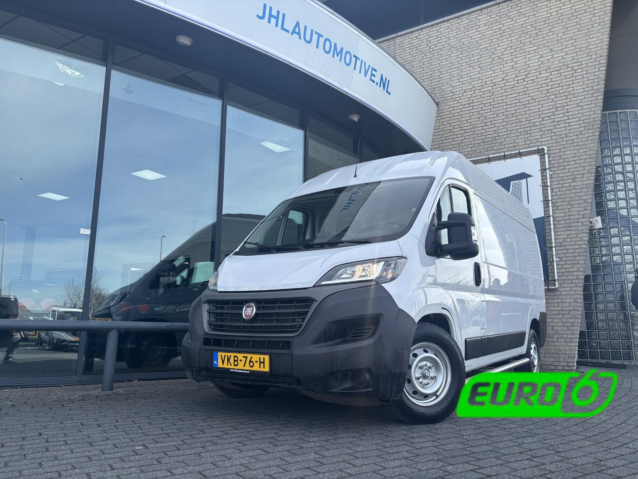 Fiat Ducato 2.3 L2H2*AUTOM.*KOELAUTO*DAG/NACHT*ECC*CRUISE*3P, Auto's, Stof, Gebruikt, 3000 kg, Wit