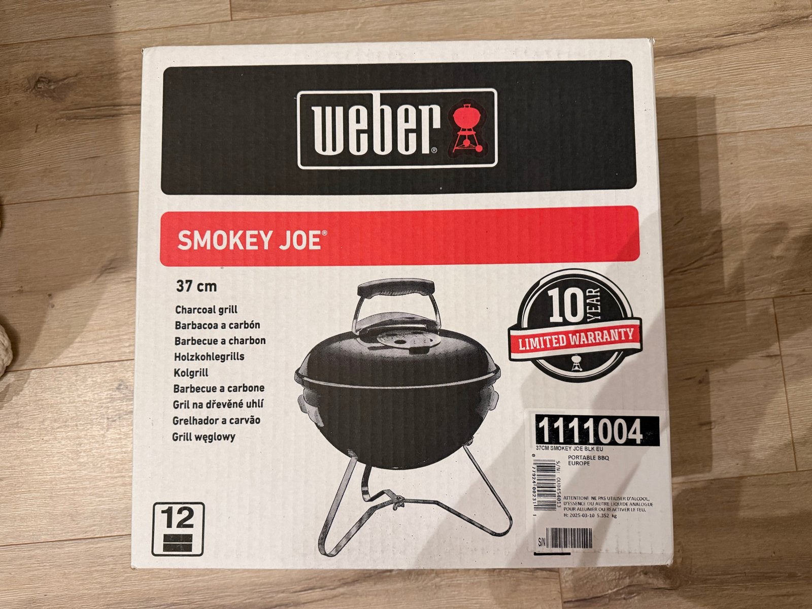 Weber Smokey Joe barbecue - Nieuw in doos!, Ophalen, Nieuw