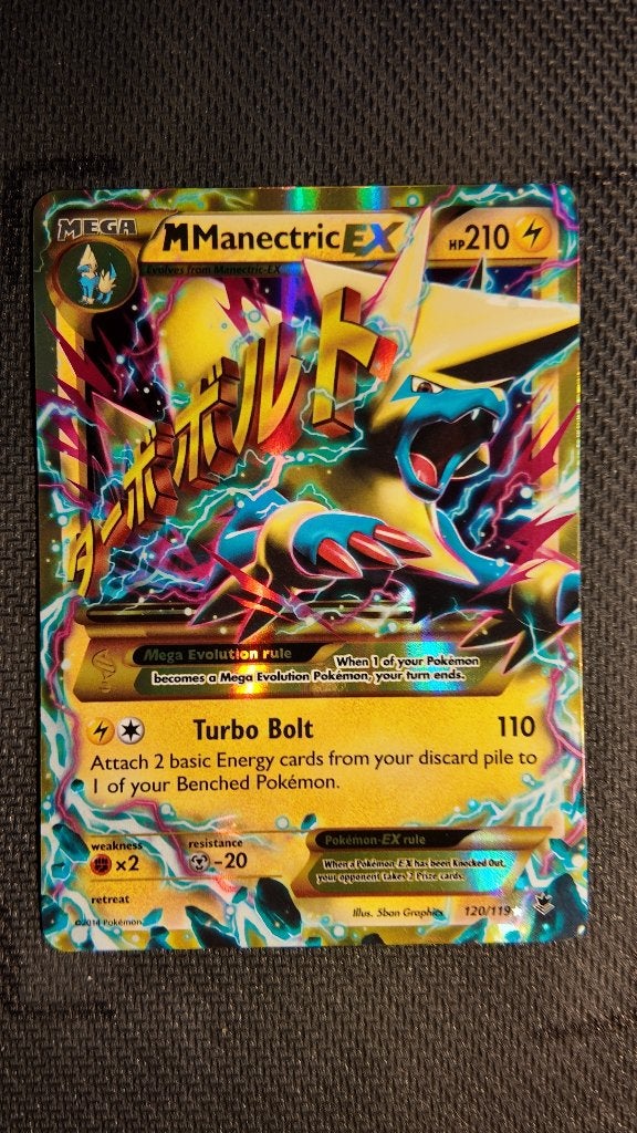 M Manectric-EX 120 Phantom Forces | Pokemon kaart, Ophalen, Zo goed als nieuw, Losse kaart, Foil