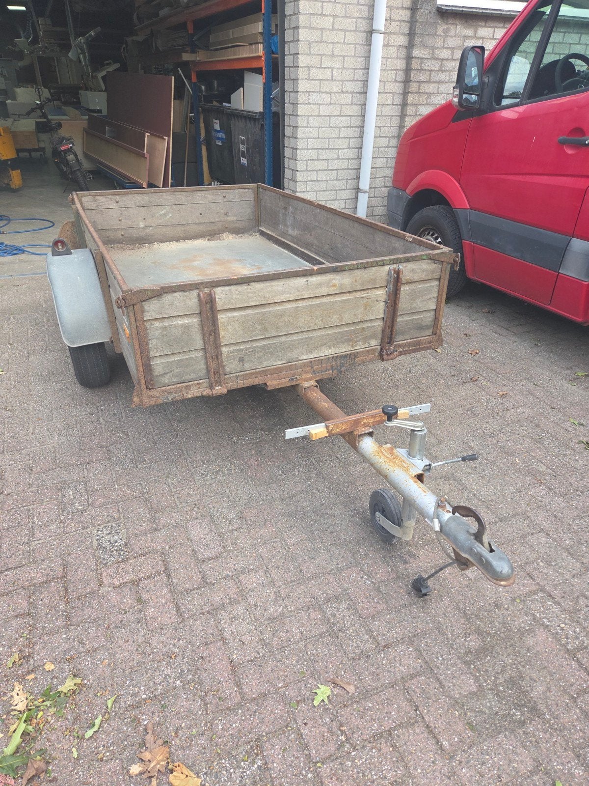 Robuuste aanhanger - Ideaal voor tuin en klus, Ophalen, Gebruikt