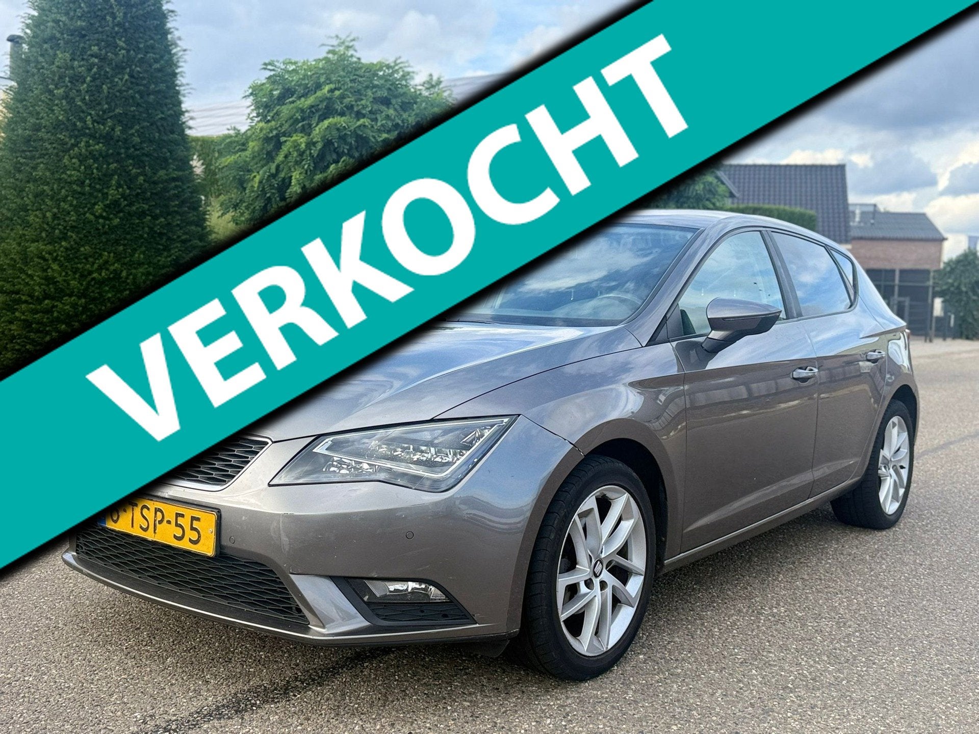 Seat Leon 1.6 TDI Style Business DSG 2014 Navi/Clima/Lmv, Auto's, Euro 5, 4 cilinders, Leon, Origineel Nederlands
