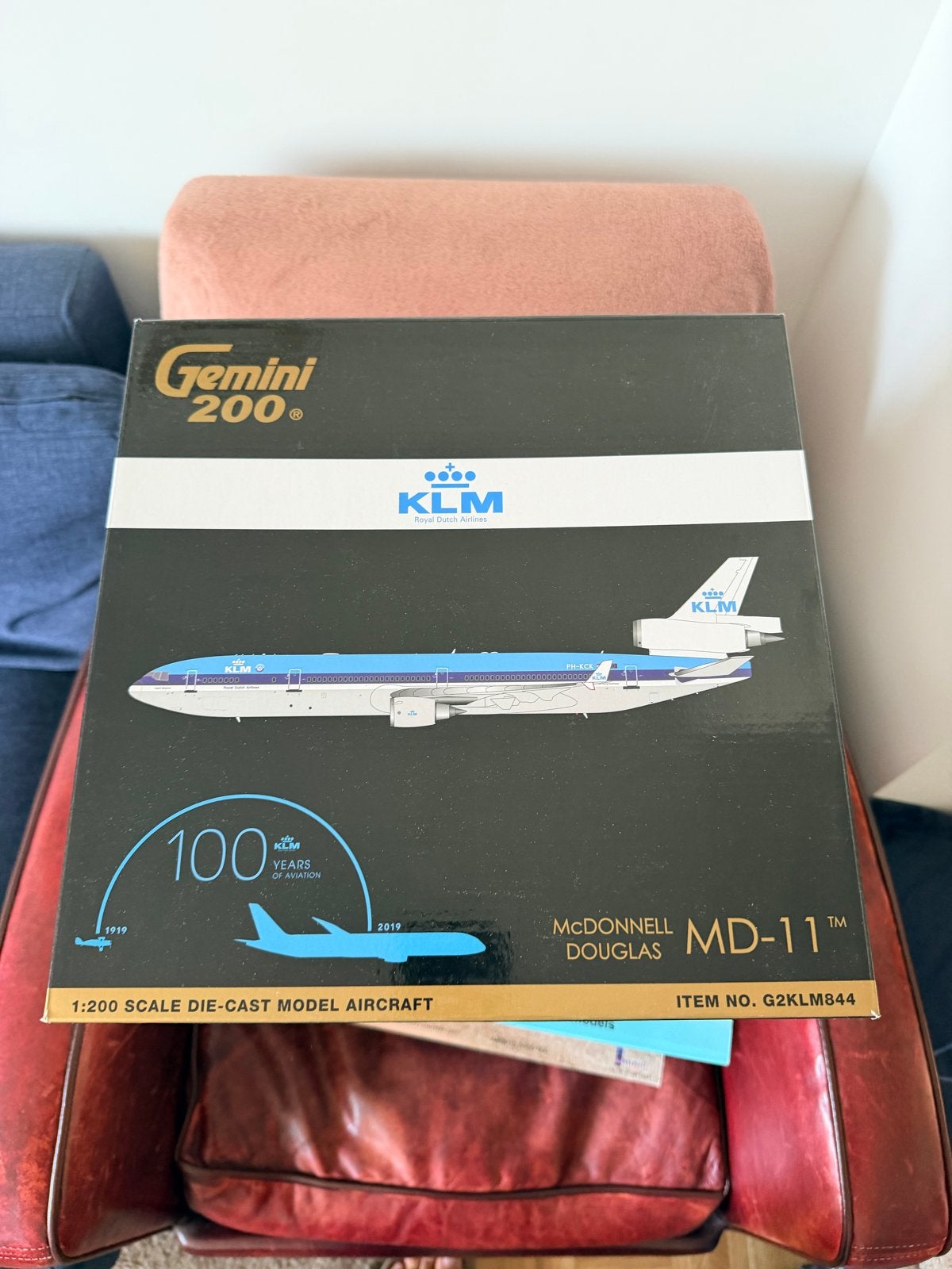 Gemini200 KLM MD-11 Schaalmodel Vliegtuig, 1:200 of kleiner, Zo goed als nieuw, Vliegtuig, Ophalen