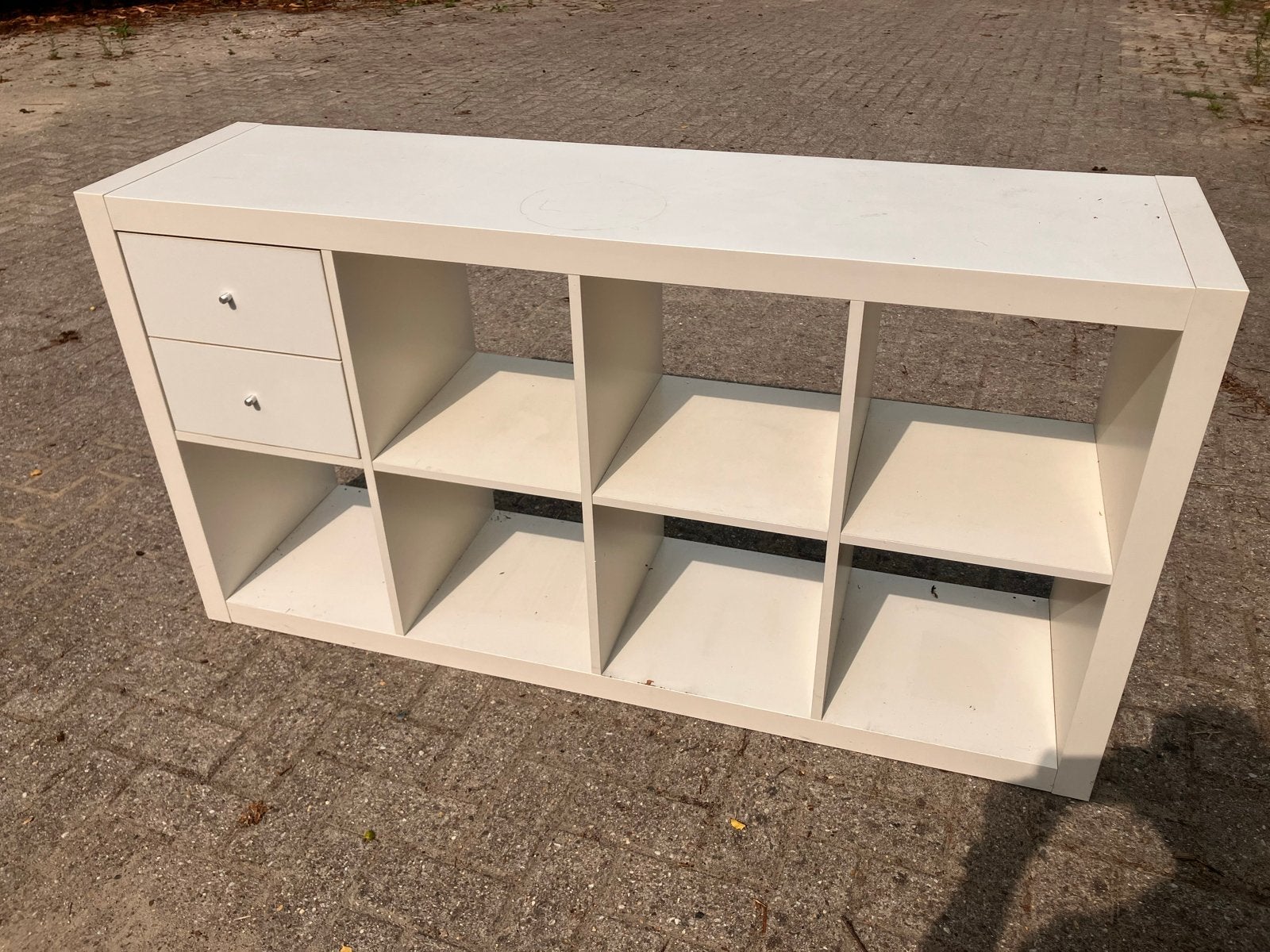 Ikea Kastje KALLAX 149x79x39cm met lades en planken, Ophalen, Gebruikt, 100 tot 150 cm, Minder dan 100 cm