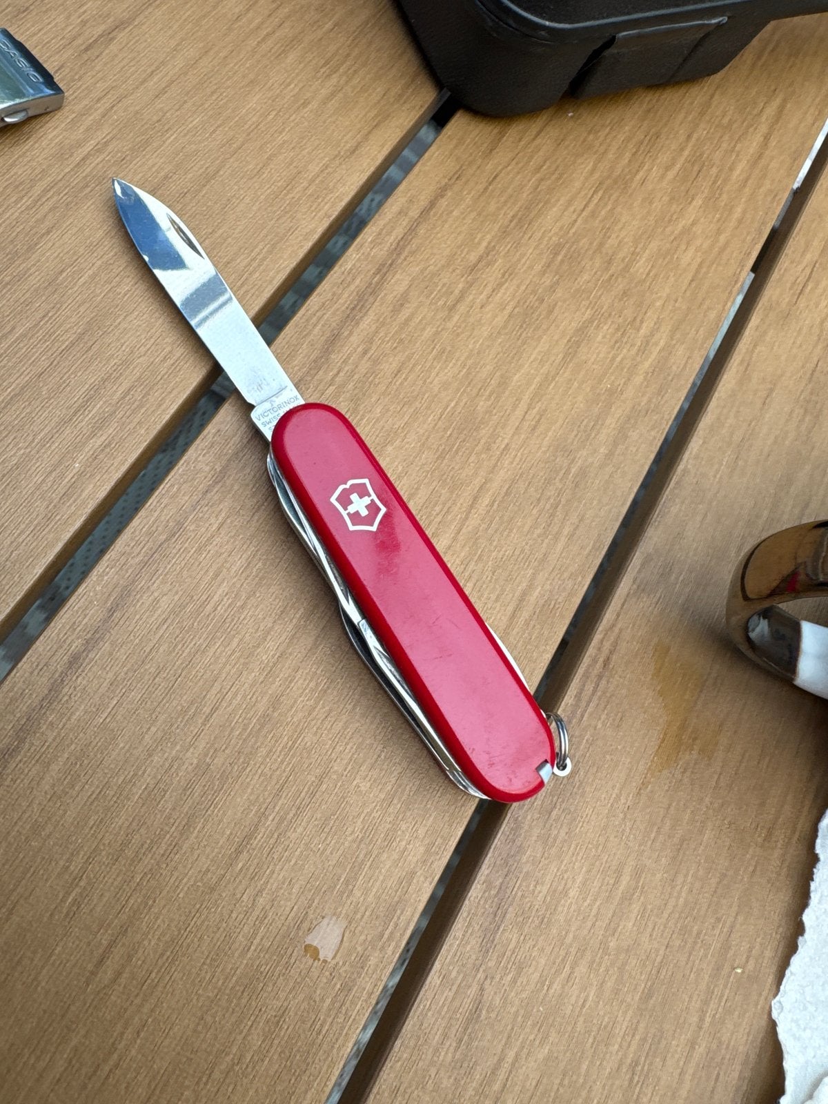 Swiss zak mes, Ophalen of Verzenden, Zo goed als nieuw