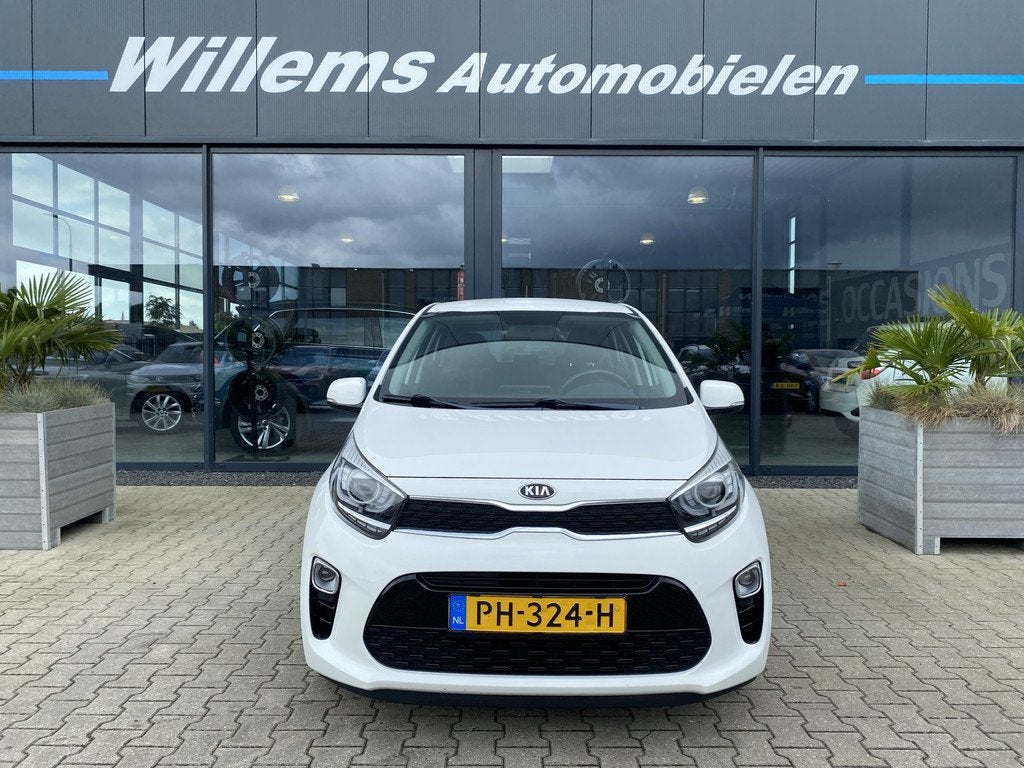 Kia Picanto 1.0 CVVT First Edition App Connect, Cruise Contr, Voorwielaandrijving, Stof, Gebruikt, Euro 6