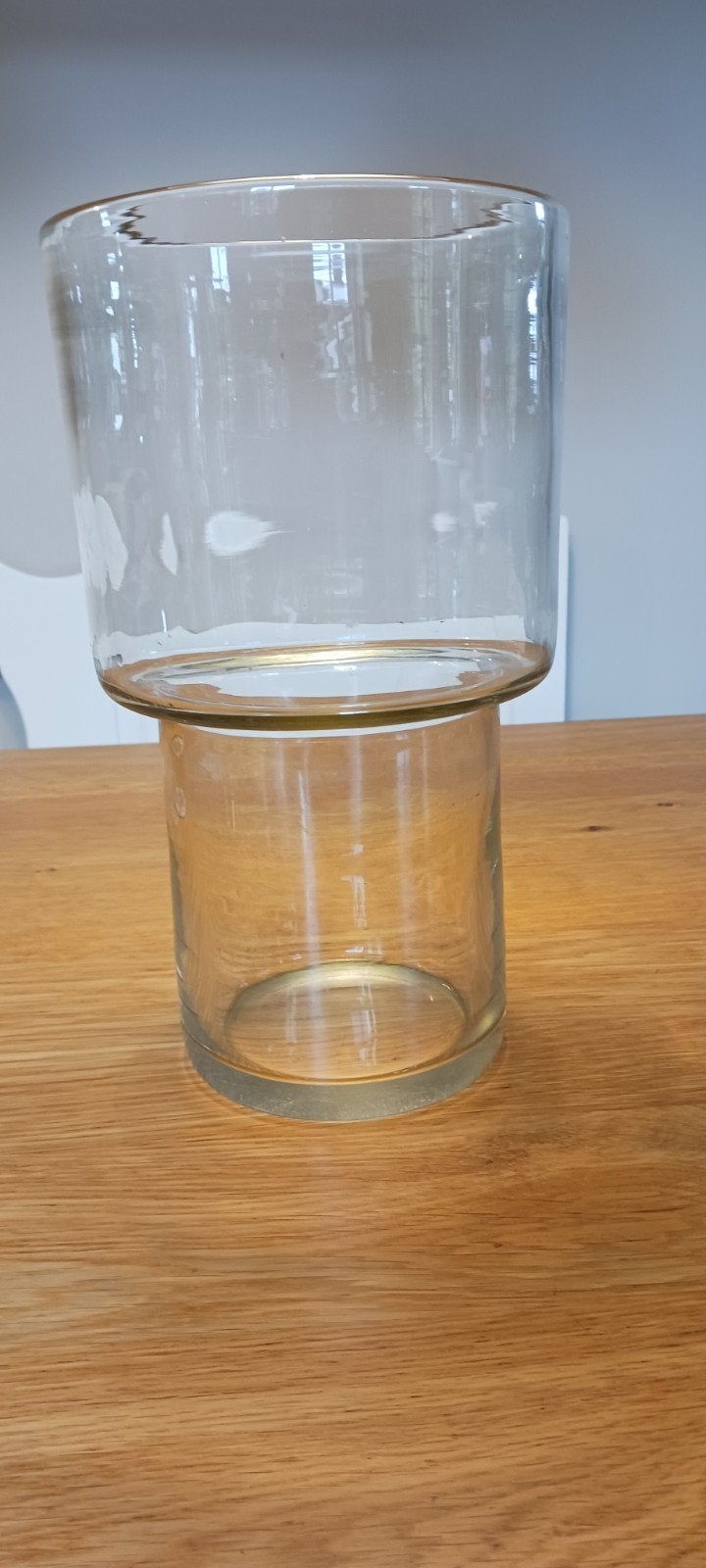 Henry Dean glazen vaas - 29 cm hoog, 16 cm diameter, Ophalen of Verzenden