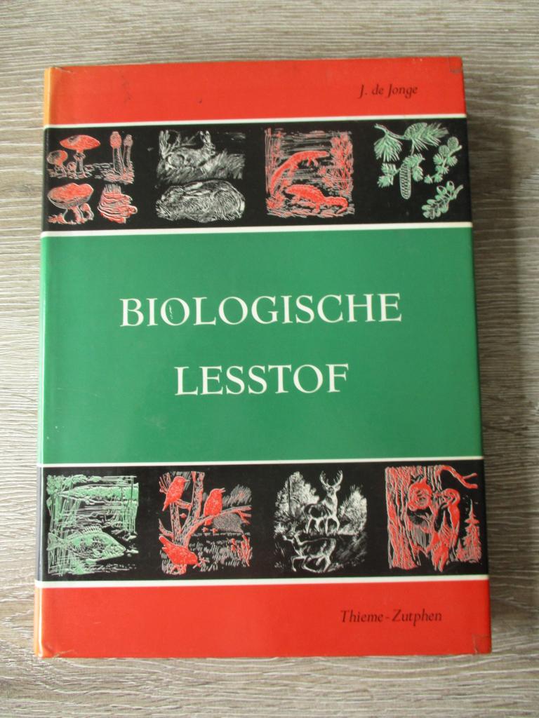 Biologische lesstof - J. de Jonge, Ophalen of Verzenden, Alpha, Gelezen, HBO