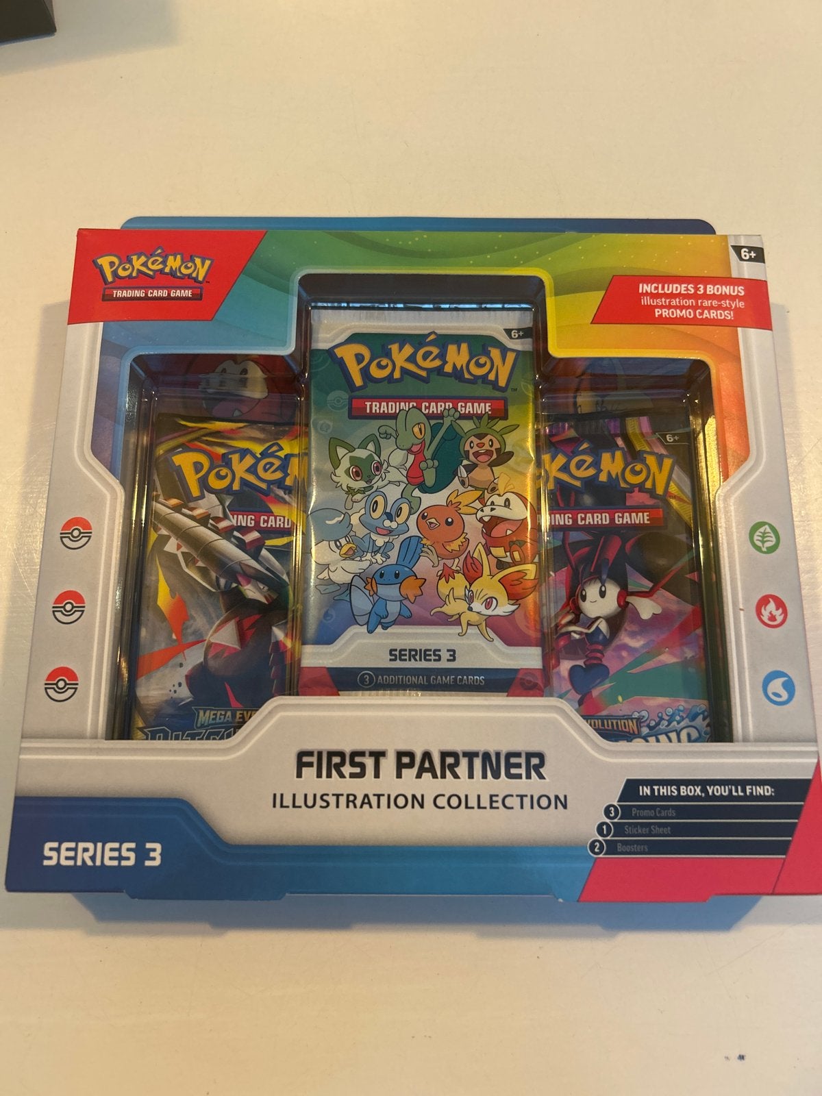 Pokémon First Partner Illustration Collection Serie 3, Ophalen of Verzenden, Nieuw, Meerdere kaarten