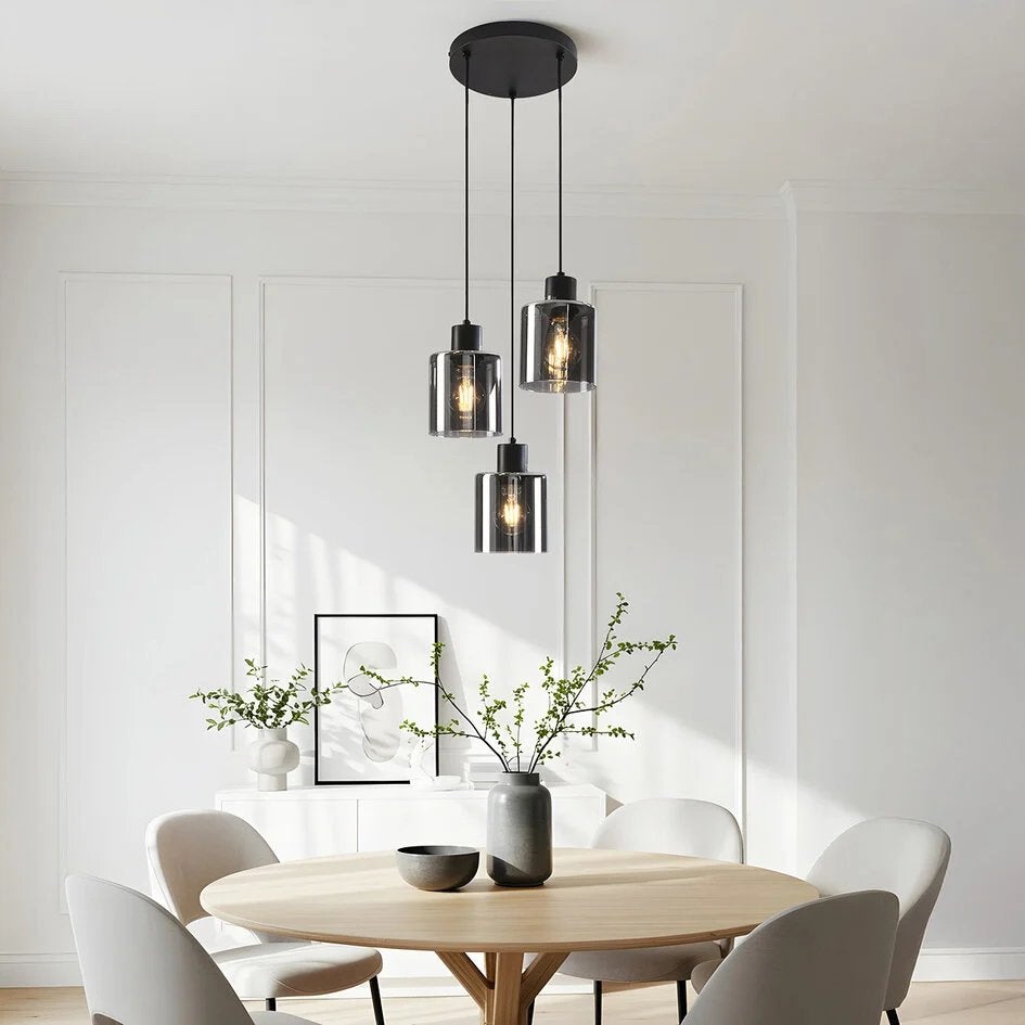 Hanglamp rookglas, Ophalen, Zo goed als nieuw