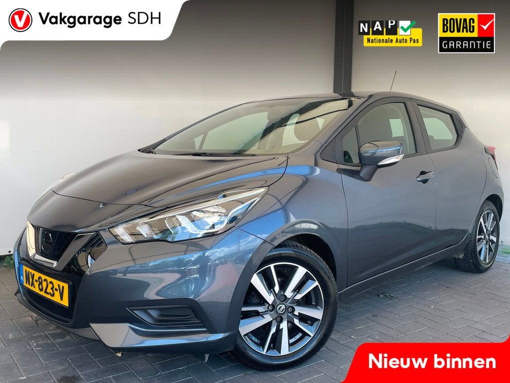Nissan Micra 1.0L Acenta|NAP|Airco|Cruise Control, Auto's, Nissan, Stof, Gebruikt, Origineel Nederlands, Handgeschakeld