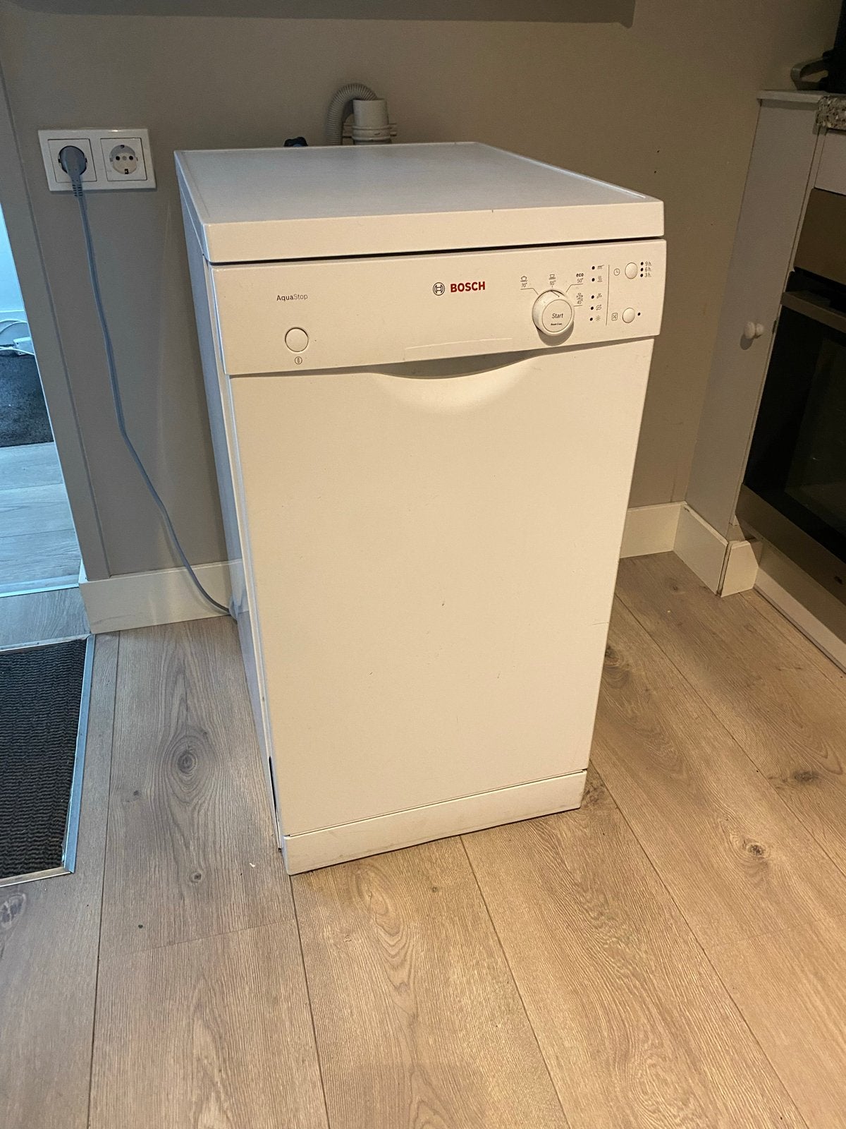 Bosch Aquastop Vrijstaande Vaatwasser, Ophalen, Gebruikt, Eco programma, 85 tot 90 cm