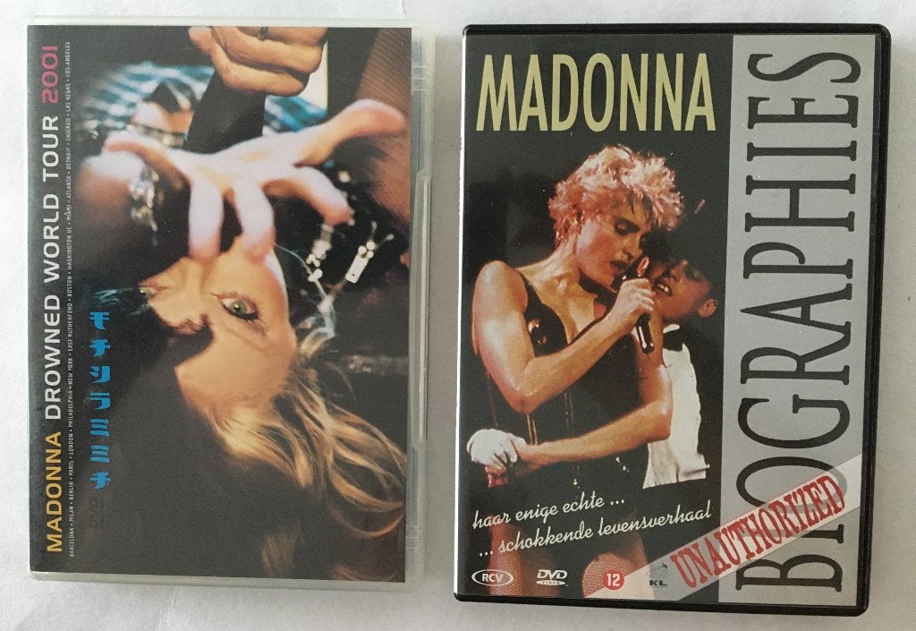 Madonna / Singles + Dvd, Gebruikt, Fotohoes, 7 inch, Ophalen of Verzenden