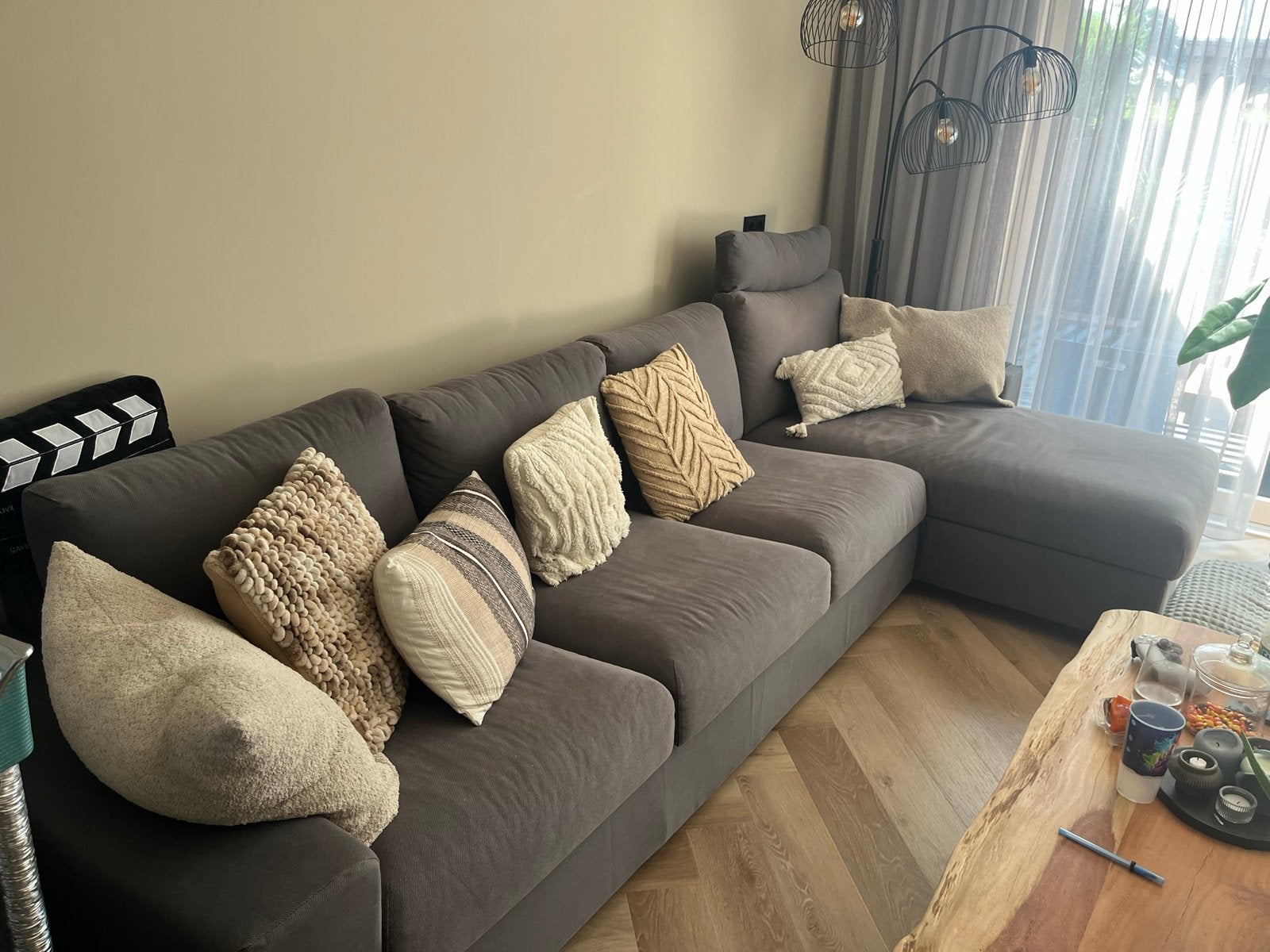 IKEA Vimle Hoekbank - 3.36m - Hoezen afneembaar & wasbaar, Huis en Inrichting, Ophalen, Gebruikt, Hoekbank, 300 cm of meer