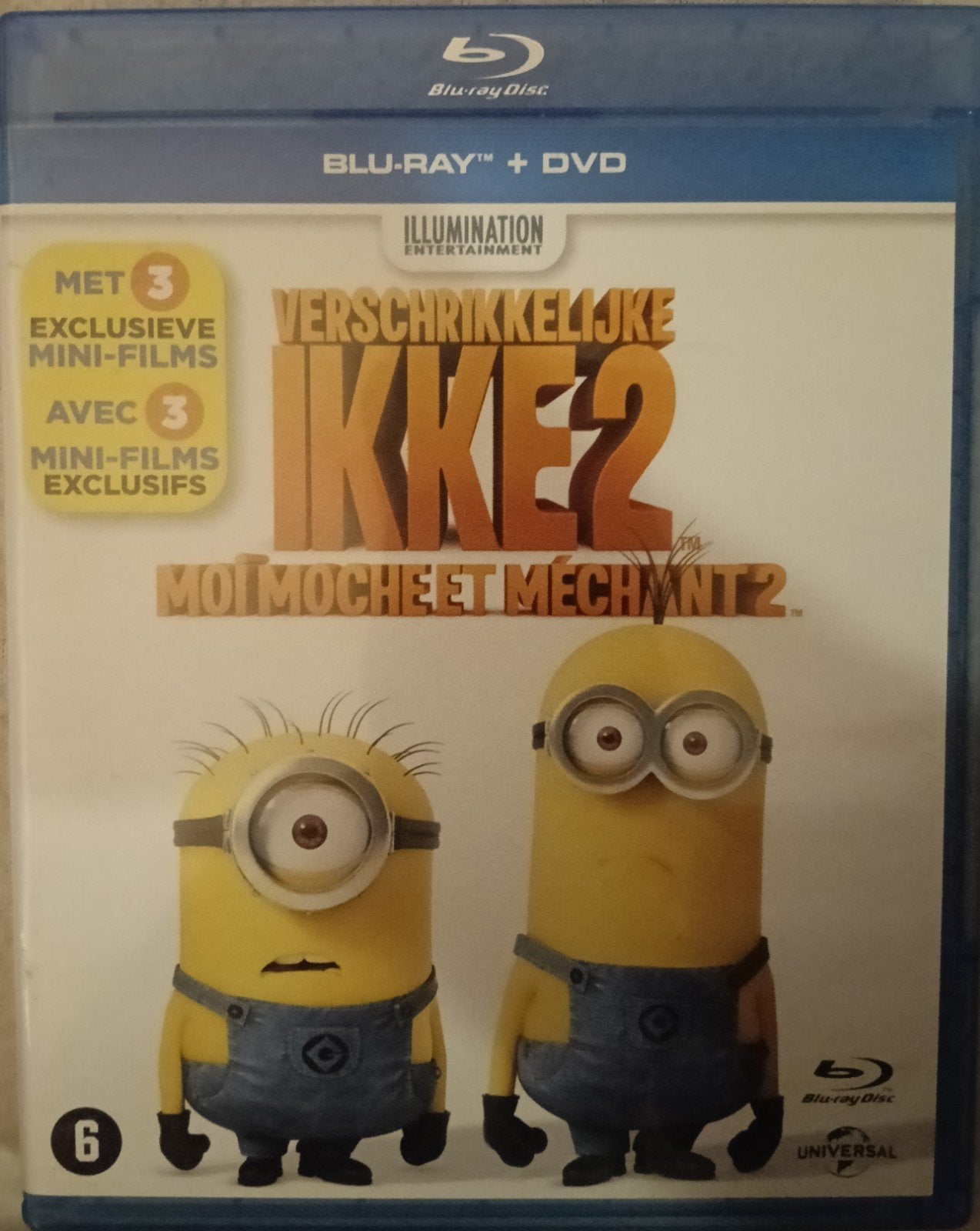 Verschrikkelijke Ikke 2 bluray, Ophalen of Verzenden, Zo goed als nieuw, Horror