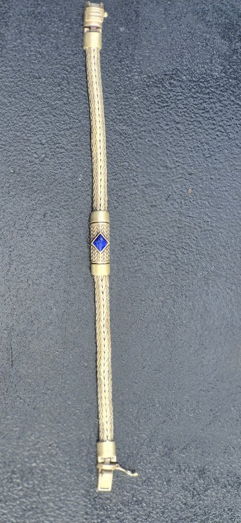 Buddha to Buddha Ellen XS Stone Blue, Gebruikt, Ophalen of Verzenden, Met edelsteen, Zilver