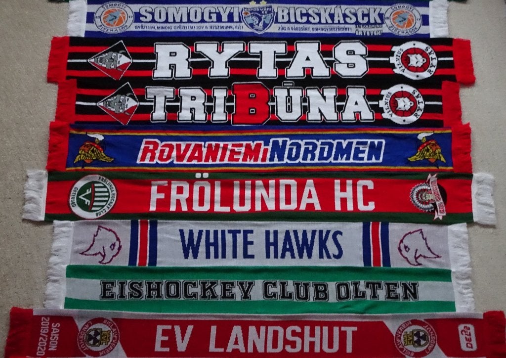 sjaals biermerken, muziek, ijshockey, carnaval etc., Ophalen of Verzenden, Nieuw, Overige sporten, Vaantje of Sjaal