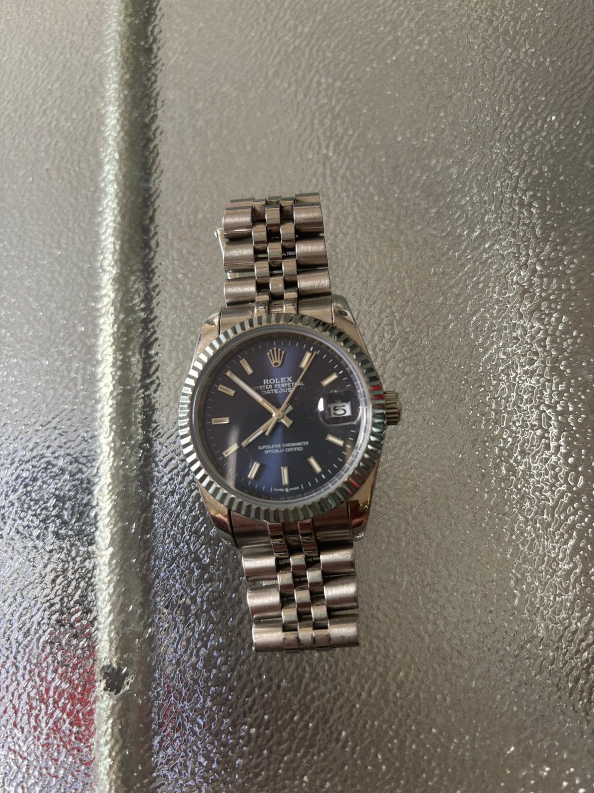Datejust 36mm, Ophalen of Verzenden, Zo goed als nieuw, Staal, Rolex