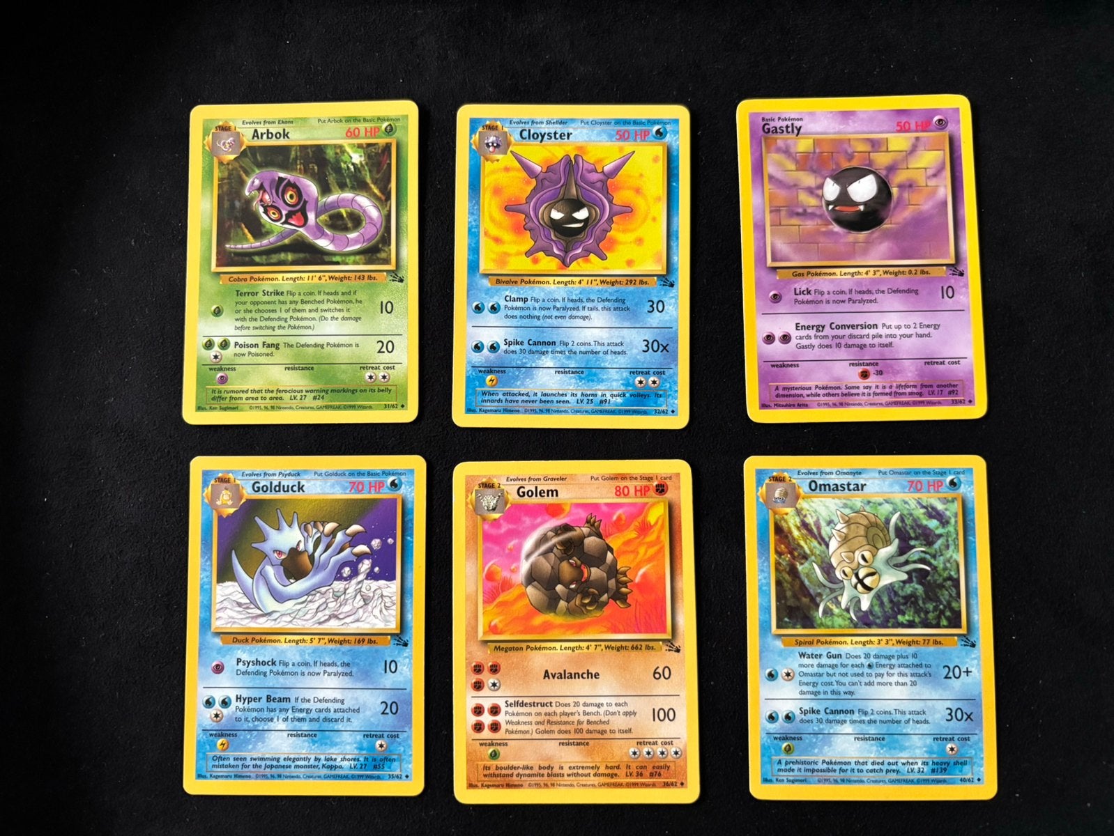 Fossil - exc/NM kaarten. €2 per stuk, Ophalen of Verzenden, Zo goed als nieuw, Meerdere kaarten