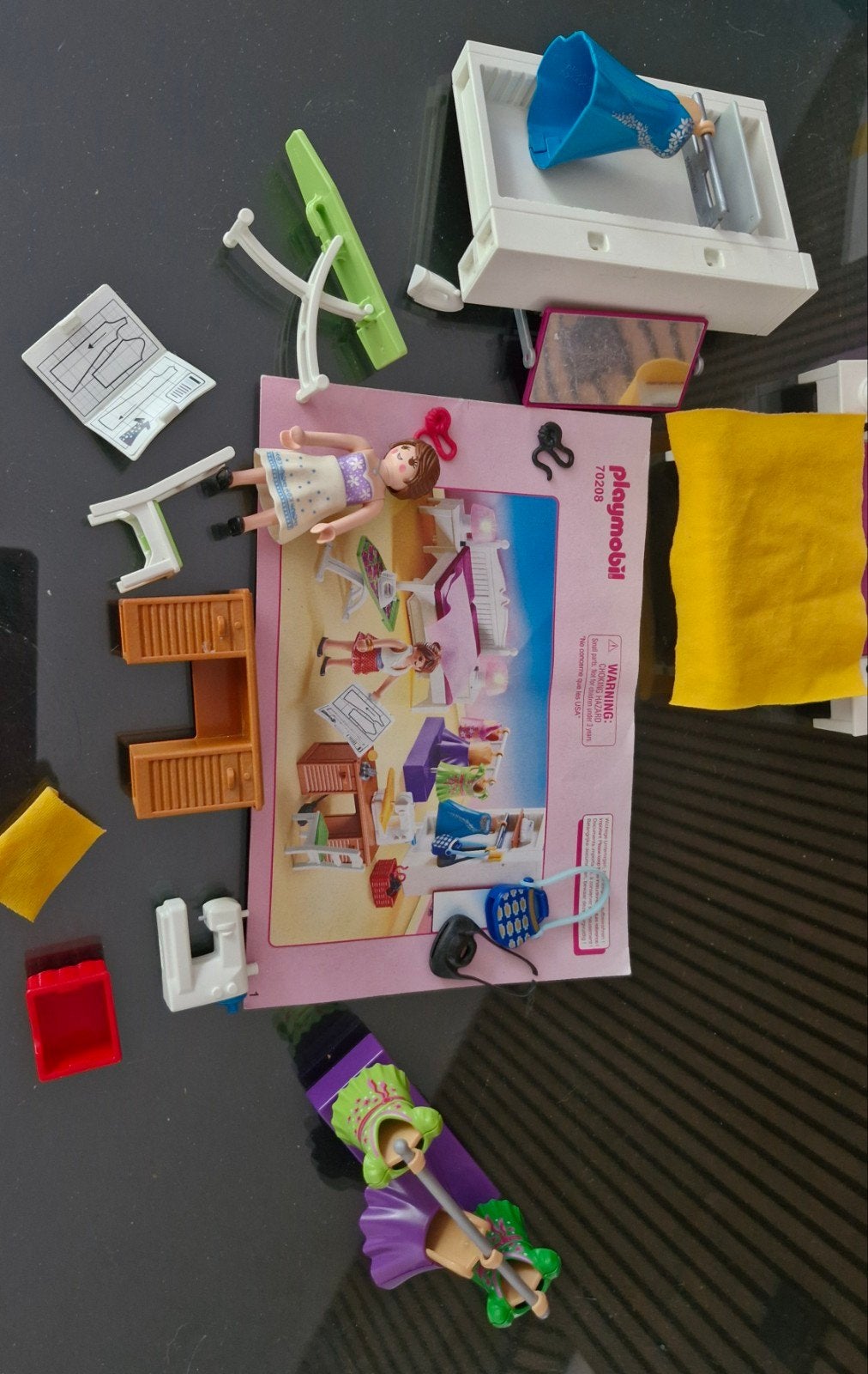 Playmobil Slaapkamer met mode-ontwerphoek (set 70208), Ophalen of Verzenden