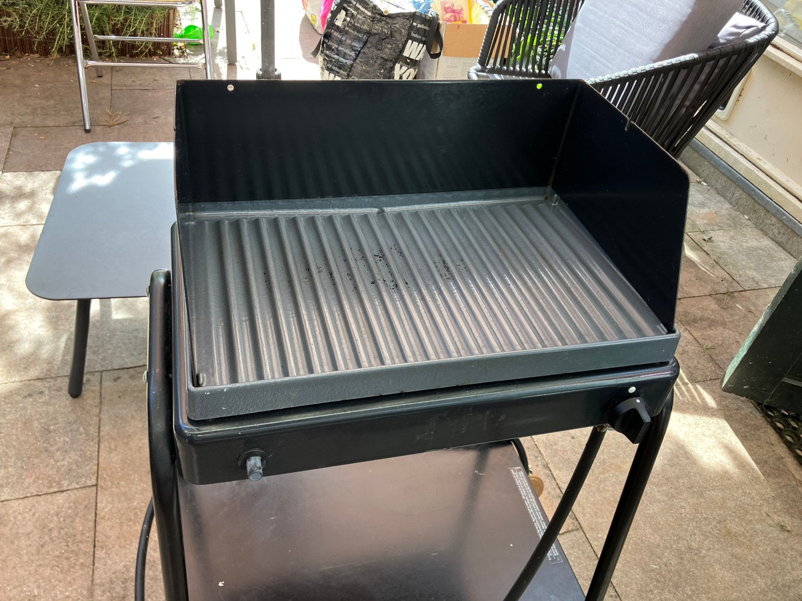 Tefal gasbarbecues grillplaat, Ophalen, Gebruikt
