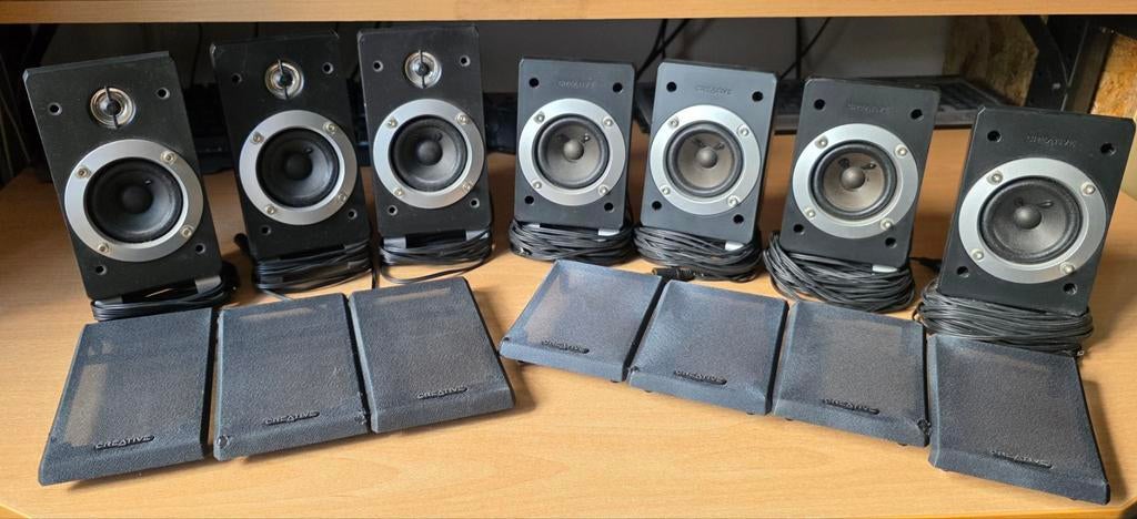 Creative Inspire T7700 7.1 Multimedia Luidsprekersysteem, Computers en Software, Pc speakers, Ophalen, Gebruikt, Overige typen