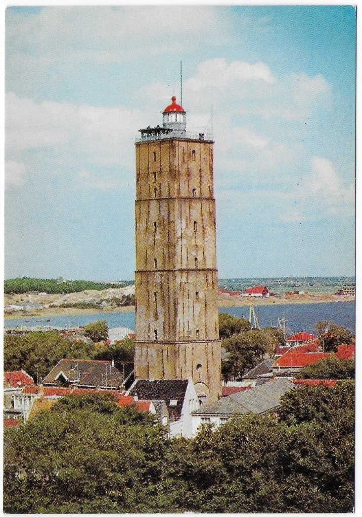 West Terschelling Brandaris Gelopen Ansichtkaart ( B4703 ), Ophalen of Verzenden, 1980 tot heden, Gelopen, Waddeneilanden
