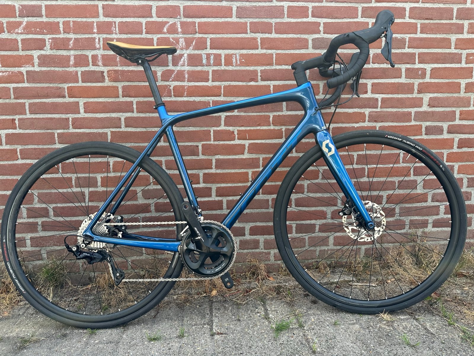 Scott Addict 20 Disc racefiets - Shimano 105 - carbon, Fietsen en Brommers, Fietsen | Racefietsen, 28 inch, Gebruikt, Carbon, Heren