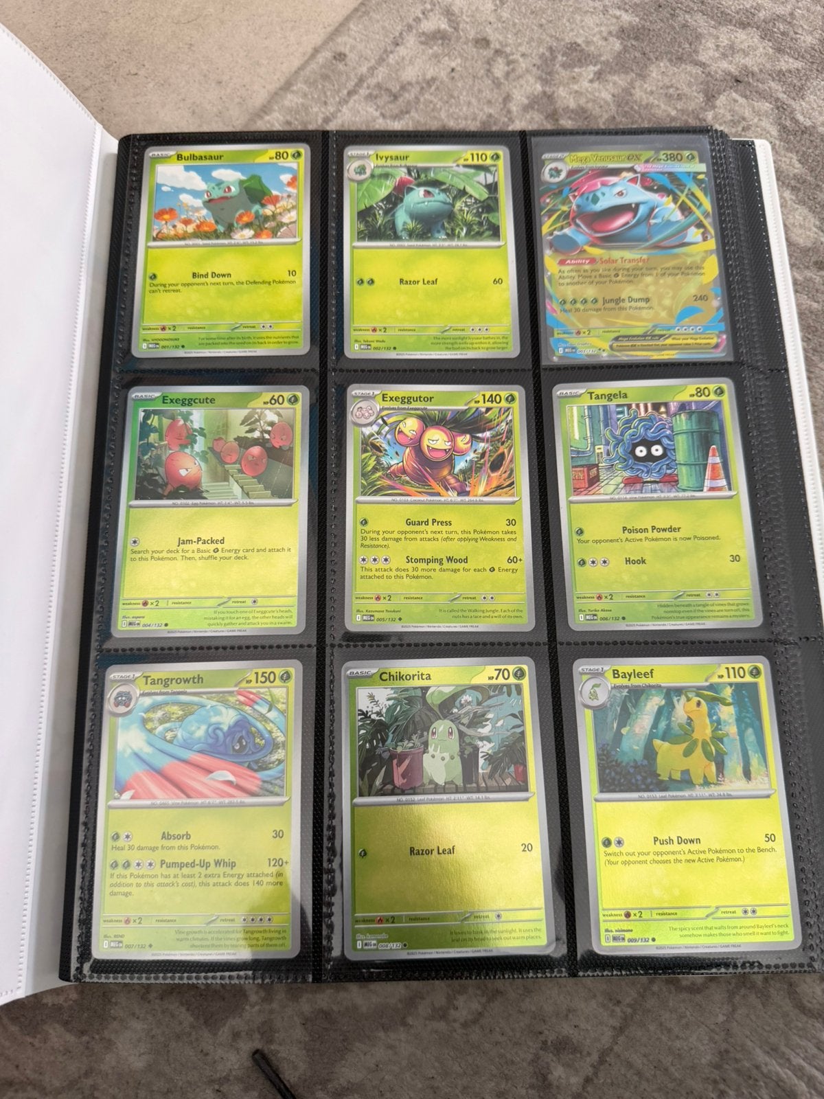 Mega evolutions base set compleet, Ophalen of Verzenden, Zo goed als nieuw