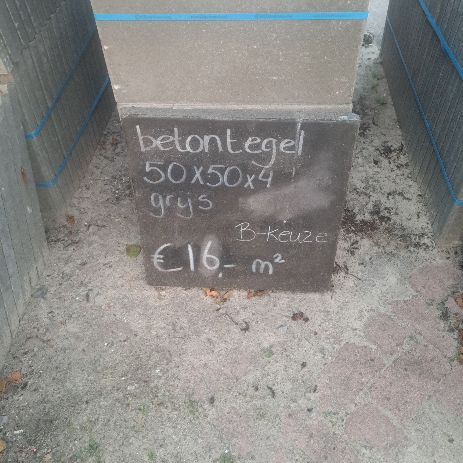 Betontegels, Ophalen of Verzenden, Nieuw, Beton, Terrastegels
