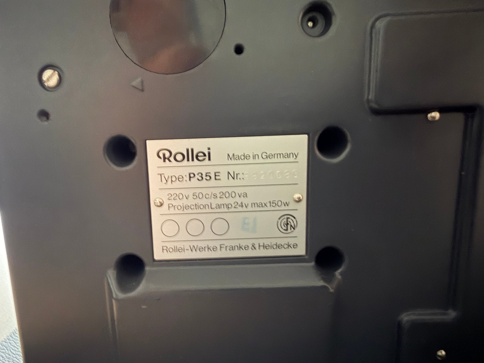 Rollei P35 E Diaprojector - Vintage Made in Germany, Ophalen, Gebruikt