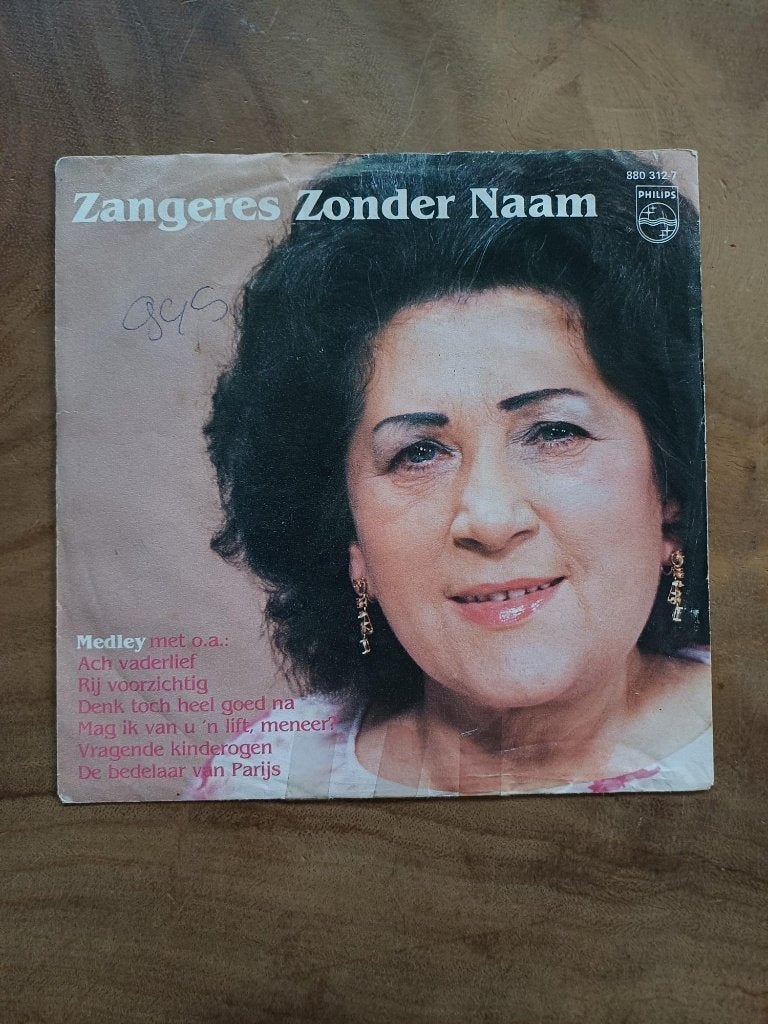 Zangeres Zonder Naam - Medley - Single - Vinyl, Gebruikt, 7 inch, Ophalen of Verzenden, EP