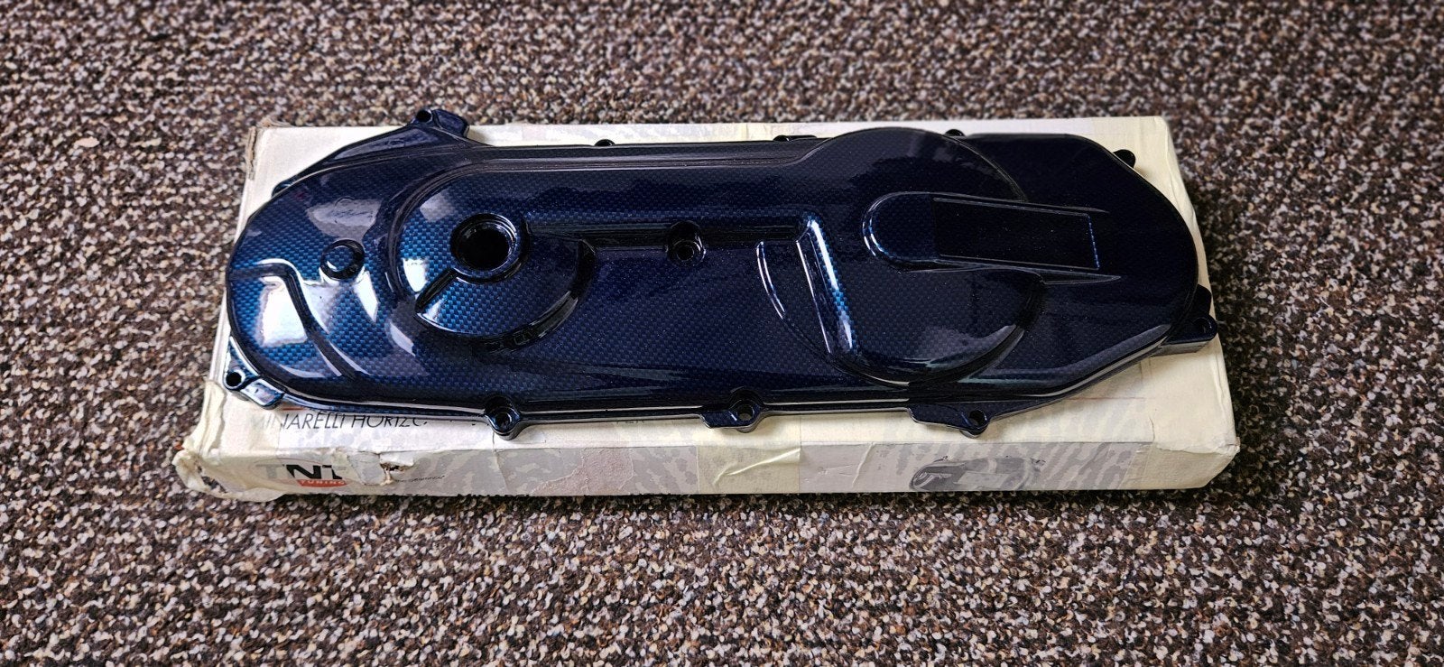 Carterdeksel TNT yamaha aerox carbon blauw, Ophalen of Verzenden, Nieuw, Blok, Yamaha