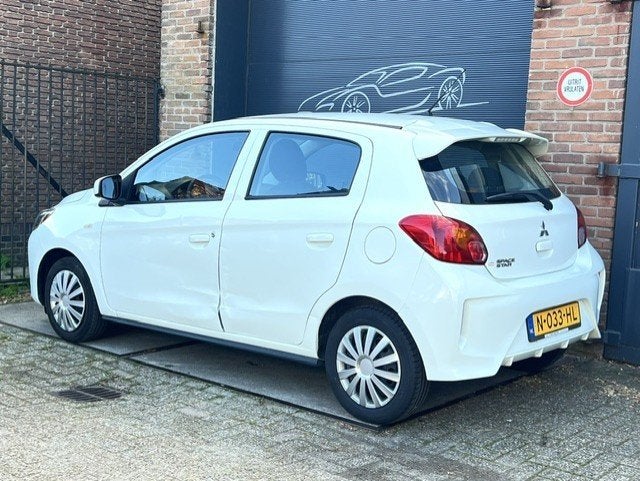 Mitsubishi Space Star 1.2 Mivec Cleartec As&g 2021 schade, Auto's, Voorwielaandrijving, Stof, 850 kg, Wit