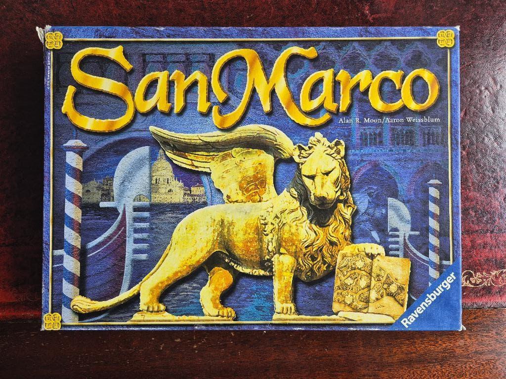 Vintage San Marco, bordspel compleet, goede staat, Hobby en Vrije tijd, Gezelschapsspellen | Bordspellen, Vijf spelers of meer