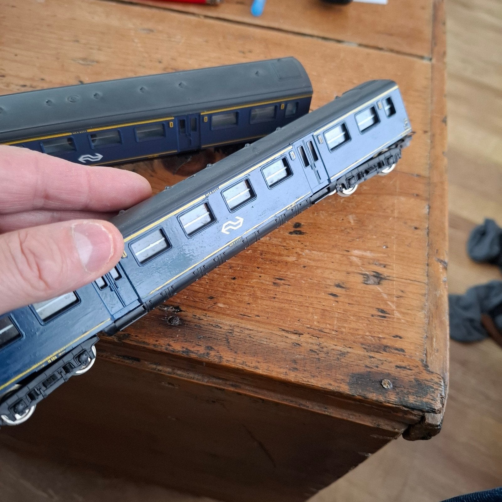 ns wagons lima, Hobby en Vrije tijd, Modeltreinen | H0, Gebruikt, Wagon, Gelijkstroom, Lima, NS, Ophalen of Verzenden