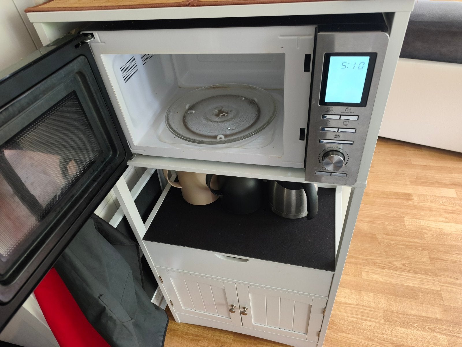 Quigg Roestvrijstalen Magnetron MW 9082 - Zo goed als nieuw, Witgoed en Apparatuur, Ophalen