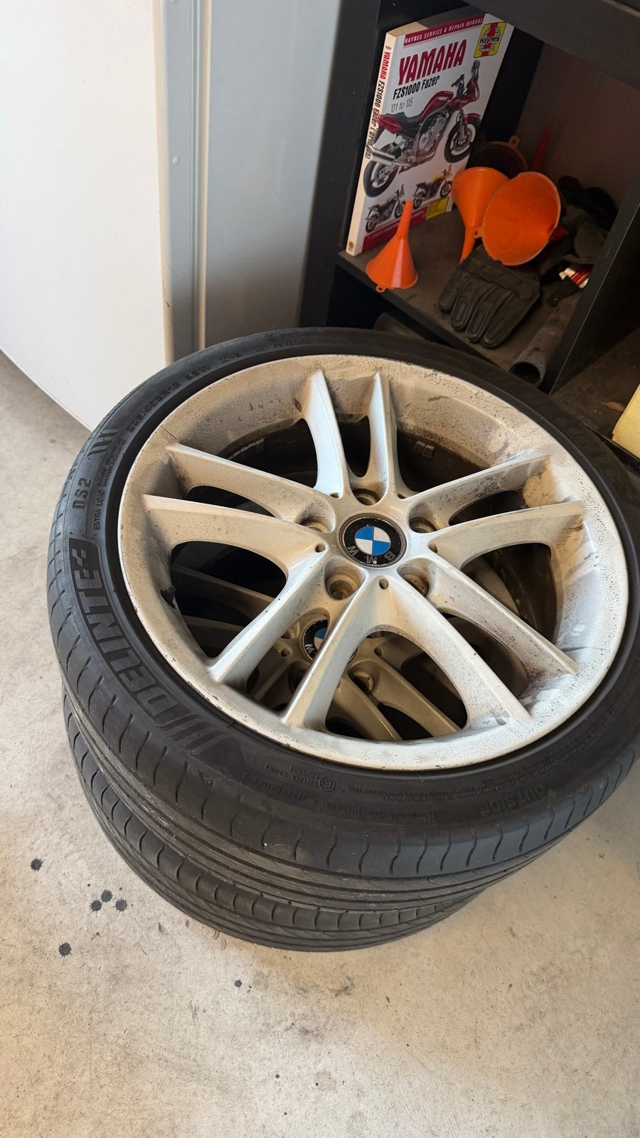 BMW Velgen met Zomerbanden - 225/40ZR18, Auto-onderdelen, Banden en Velgen, 18 inch, Gebruikt, Banden en Velgen, Ophalen of Verzenden