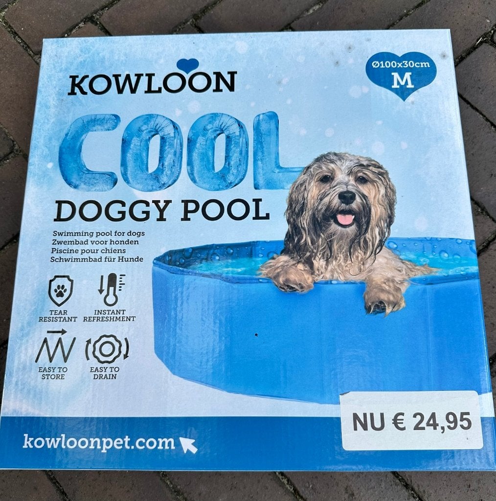 Nieuw hondenzwembad M 100x30cm NU € 16,50, Nieuw, Ophalen of Verzenden, Nvt, Cool Doggy Pool