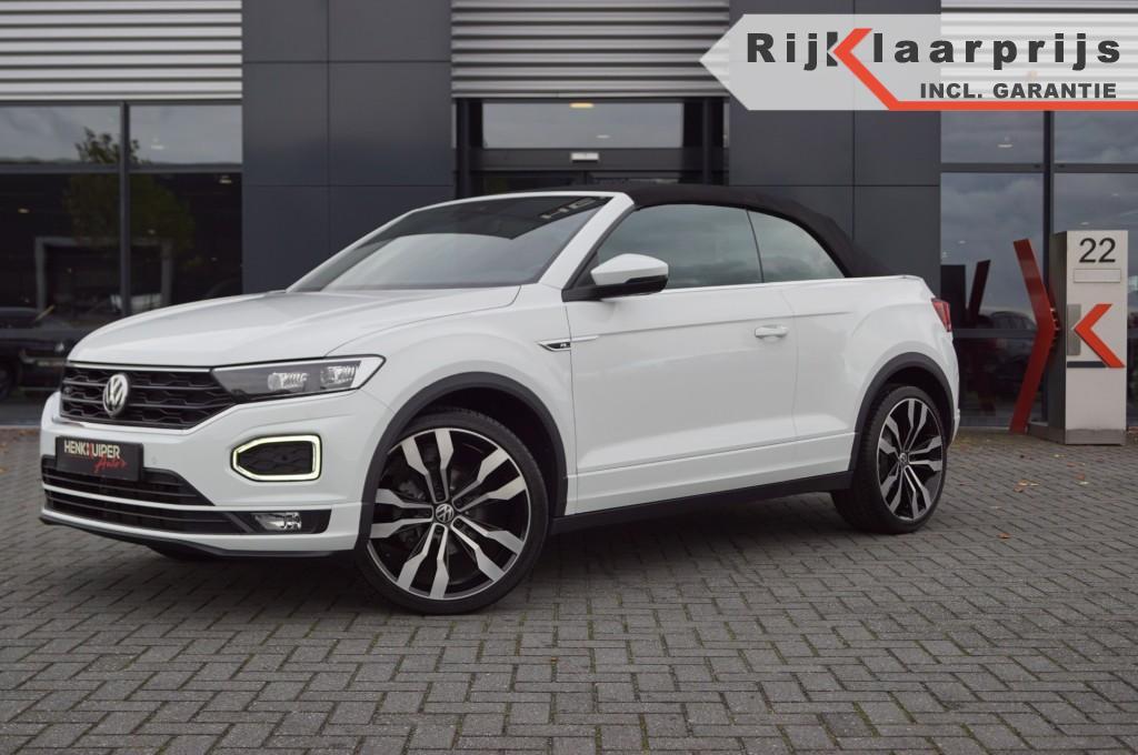 Volkswagen T-ROC CABRIO 1.5 TSI DSG R-Line 150pk/ Navi /20 I, Auto's, Volkswagen, 4 cilinders, 4 stoelen, Wit, 14 km/l