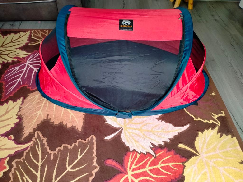 Deryan Peuter Luxe Reisbedje Rood - Compact & Compleet, Ophalen, Nieuw, Reisbedje